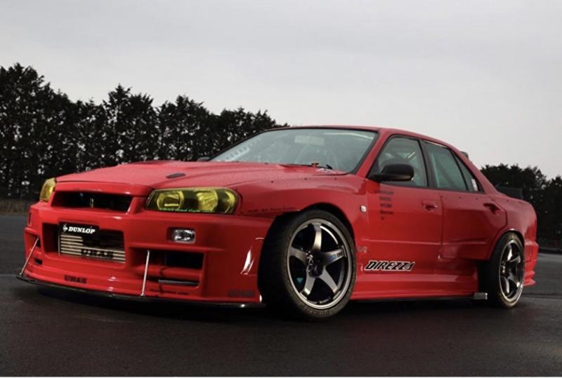 URAS TYPE-RZ Front Bumper - Skyline R34