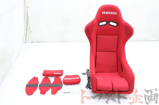Used Mint-Condition Bride Zeta 3 Red Logo Full Bucket Driver's Seat - Lancer Evolution 6 CP9A