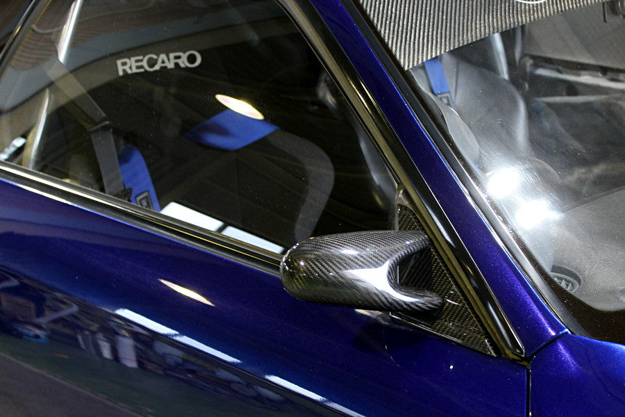Garage Active Dry Carbon Side Mirror RH & LH Set A Type - BNR32