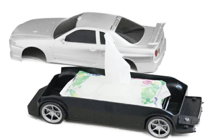 Wet Wipes Case SKYLINE BNR34 Blue