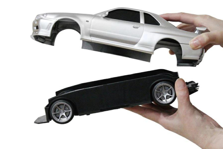 Wet Wipes Case SKYLINE BNR34 Blue