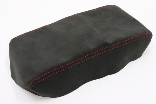 MINE'S Center Arm Rest Cover Kit Alcantara Red Stitch - BCNR33