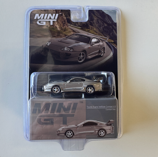 VeilSide MINI GT 1/64 Supra (Combat Grey)