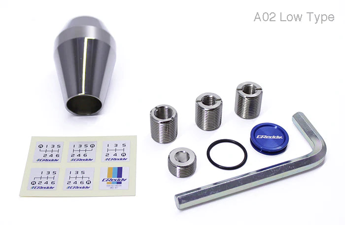 GReddy Type A02 Shift Knob - Polished reverse lock-out type
