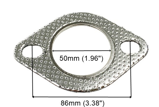JURAN Muffler Gasket 50mm Oval