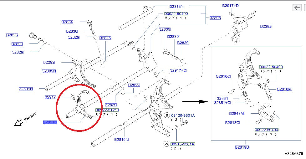 NISMO Heritage Shift Fork - BNR32 BCNR33