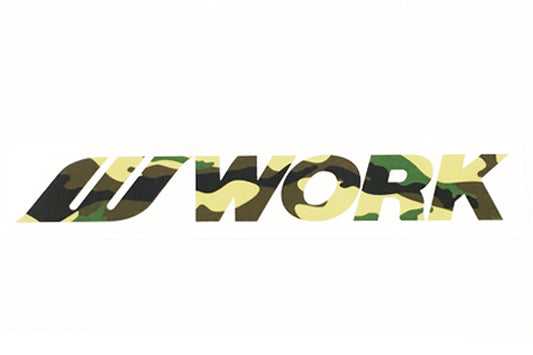 WORK Camouflage Cut-out Sticker (STD)