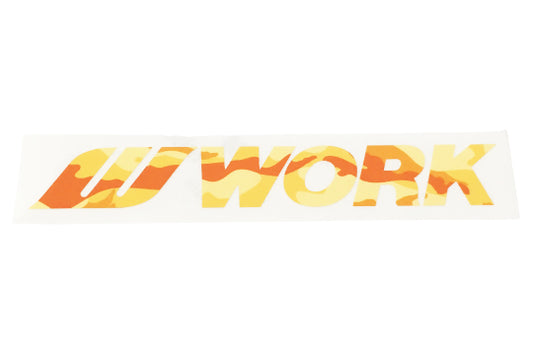 WORK Camouflage Cut-out Sticker (ORG)