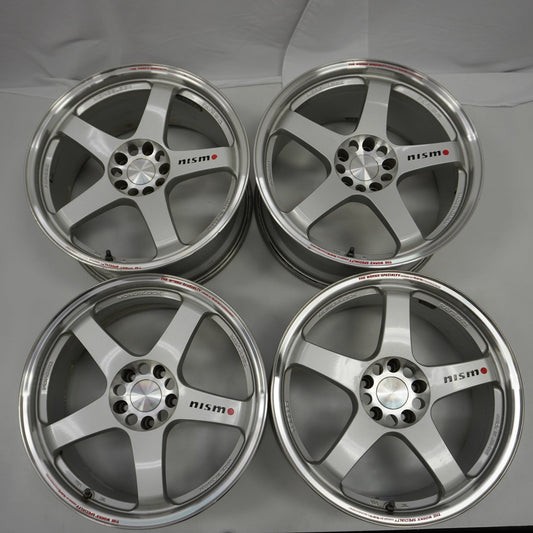 【USED】 RAYS NISMO LMGT4 Silver 4pcs Set 19x8.5J 19x9.5J - Z33 350Z