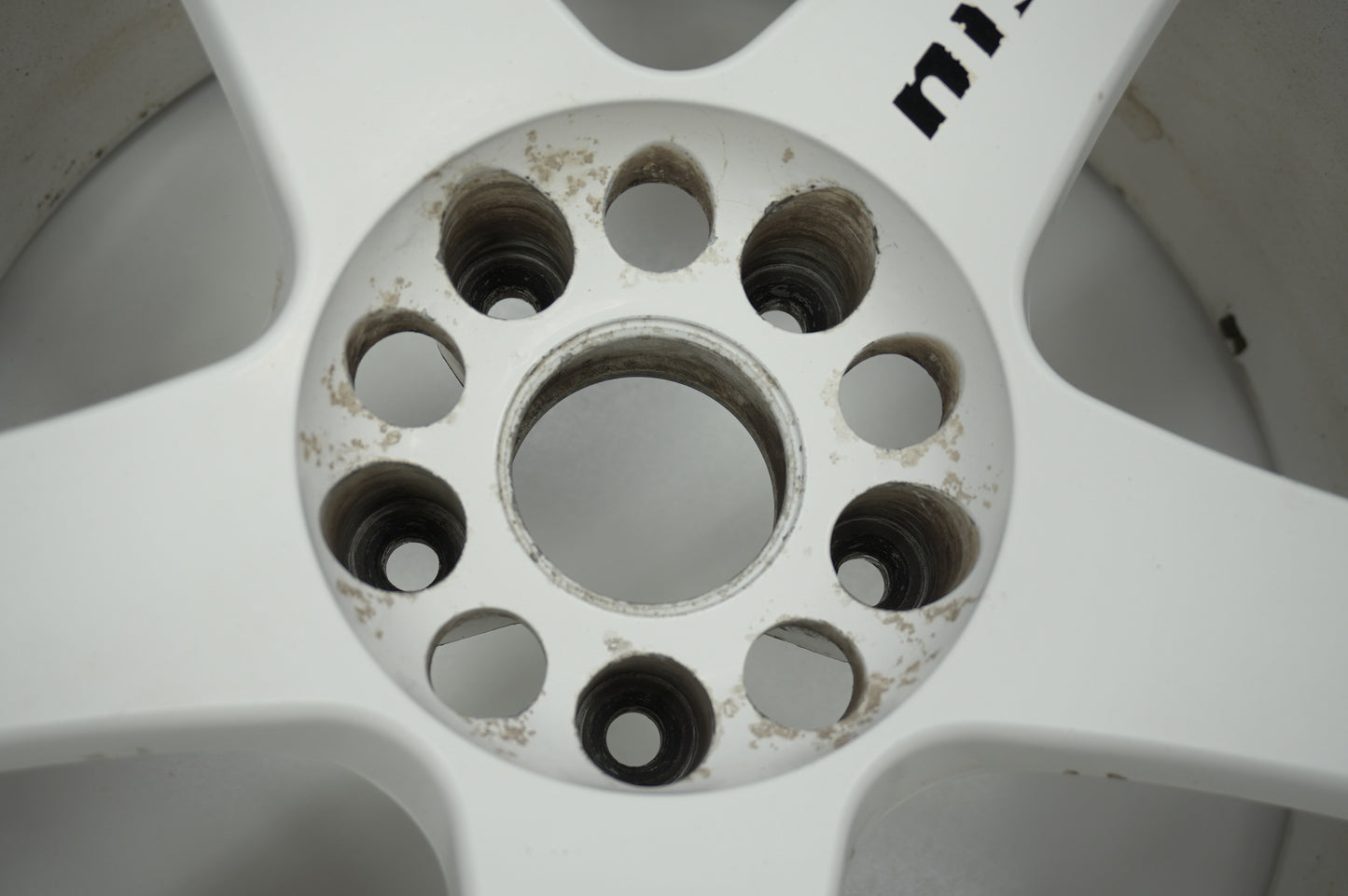 【USED】 RAYS NISMO LMGT4 White 4pcs Set 18x9.5J +12 5H 114.3