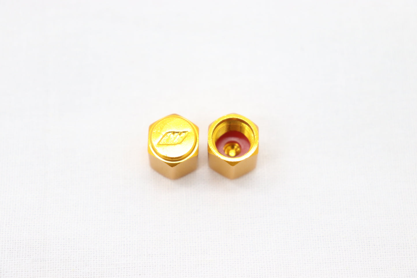 WORK Tyre Wheel Valve Stem Air Cap Cover 4pcs Orange