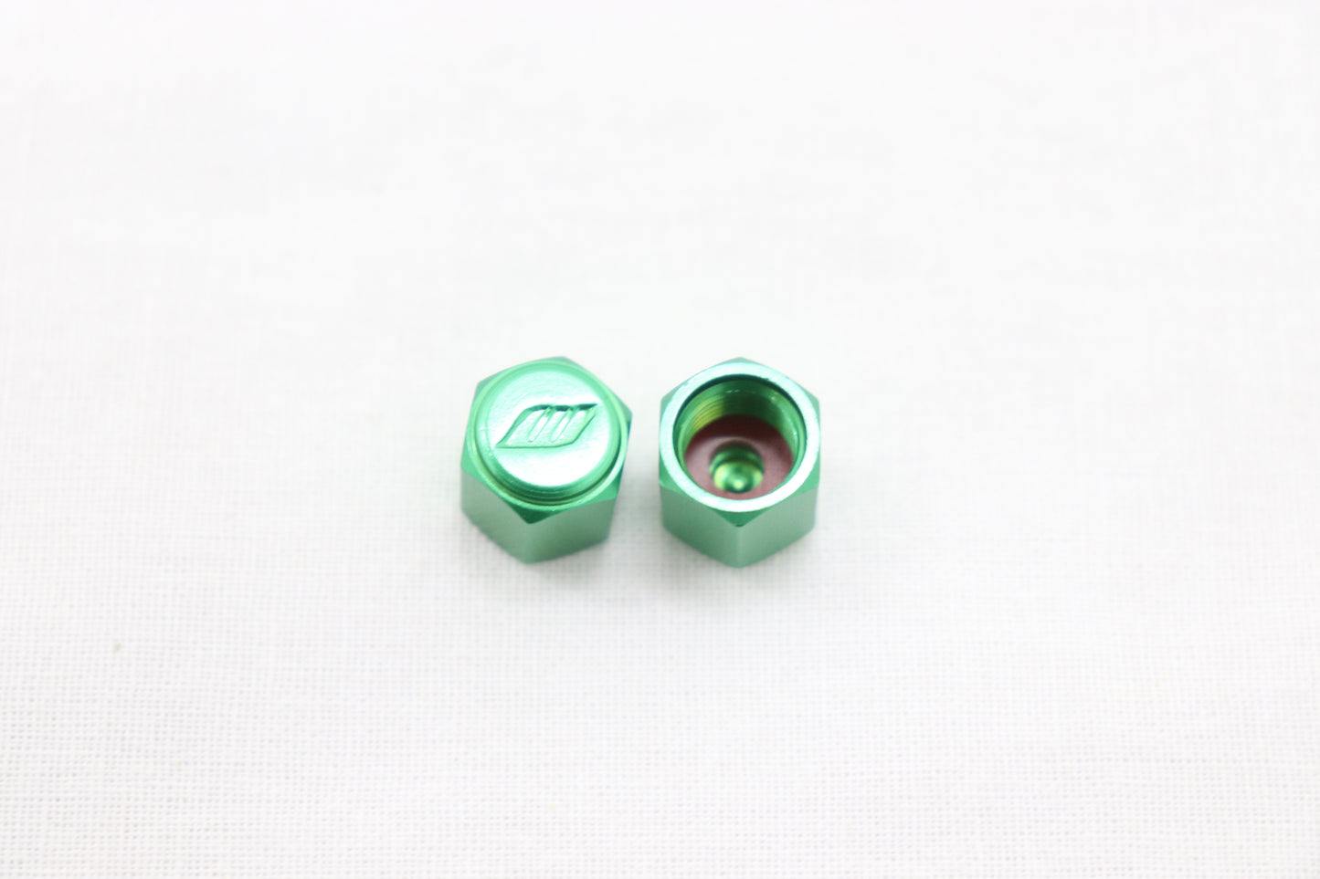 WORK Tyre Wheel Valve Stem Air Cap Cover 4pcs Green