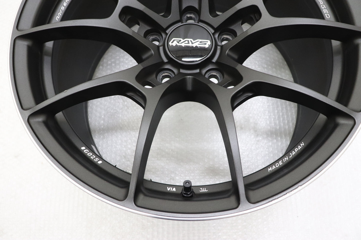 【USED】 Rays Volk Racing G025 18×9.5J 45 5H/PCD120 4 Pcs Set