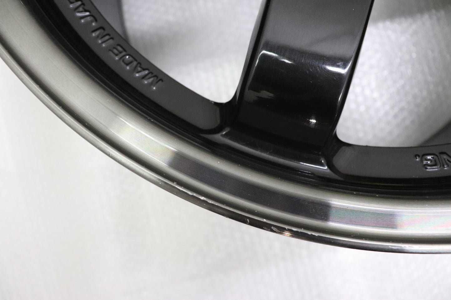 USED RAYS Volk Racing TE37SL 18x10J+45 5H/PCD114.3 2pcs Set