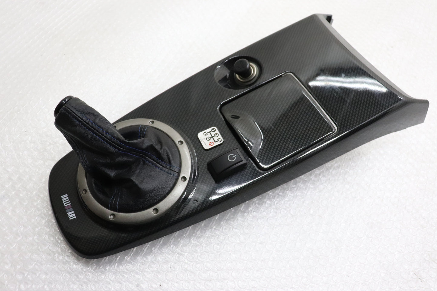【USED】RALLIART Shift Panel Carbon Like - CT9A