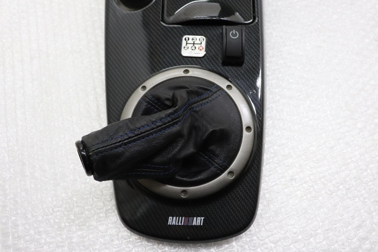 【USED】RALLIART Shift Panel Carbon Like - CT9A