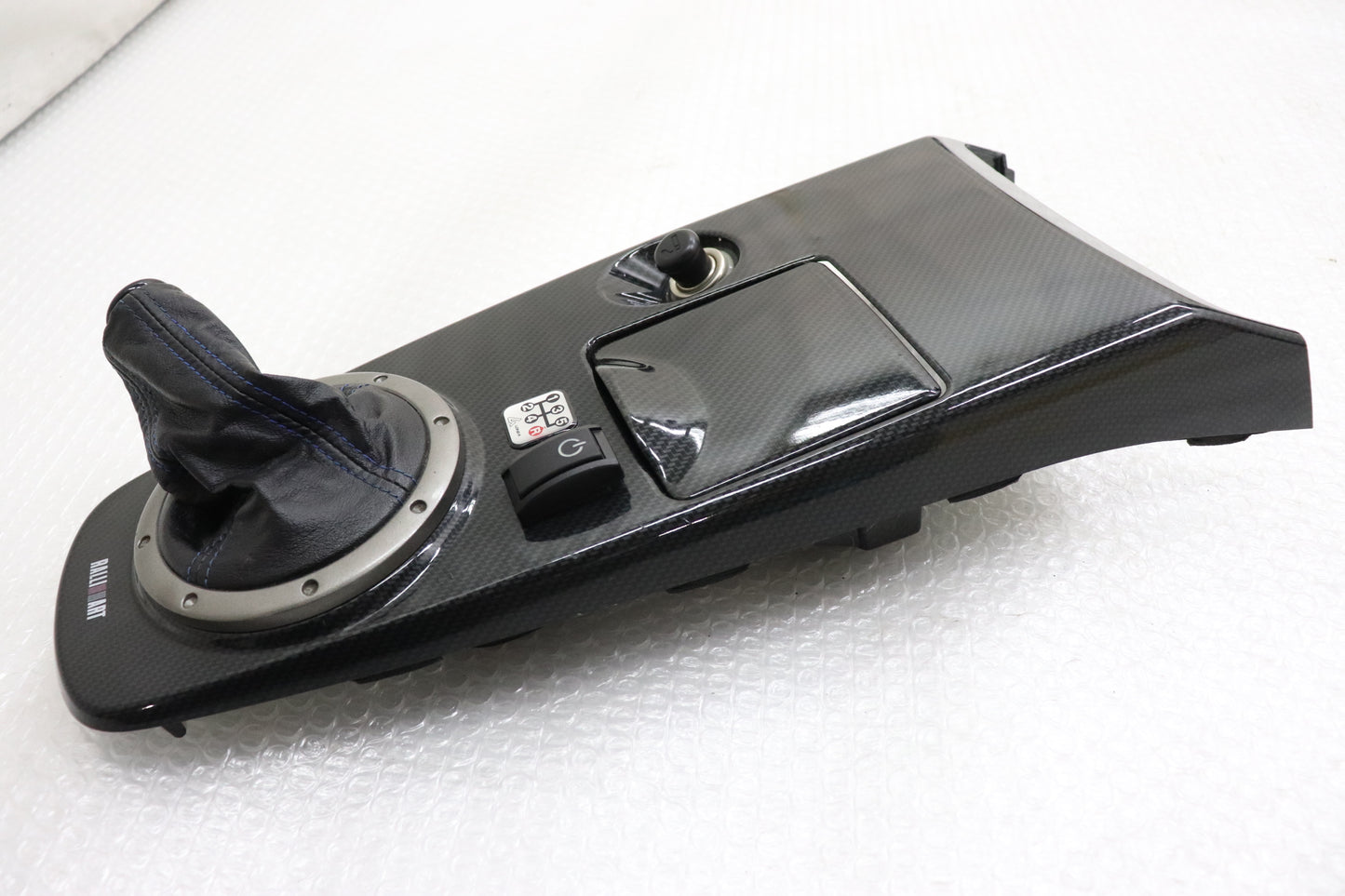 【USED】RALLIART Shift Panel Carbon Like - CT9A