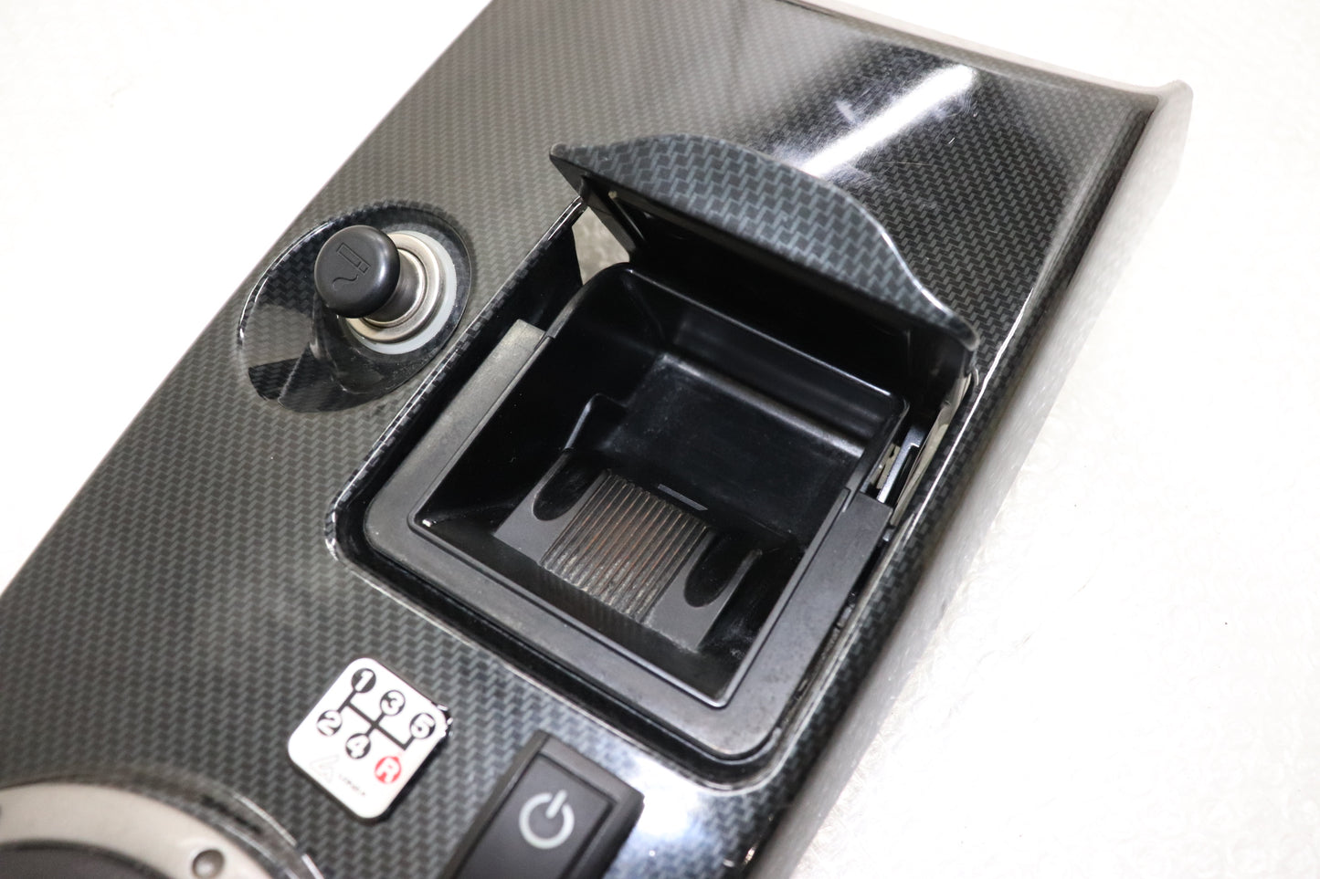 【USED】RALLIART Shift Panel Carbon Like - CT9A