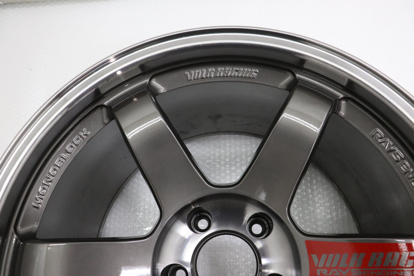 USED RAYS VR TE37SL 18x11J+18 5H/PCD114.3 4pcs Set