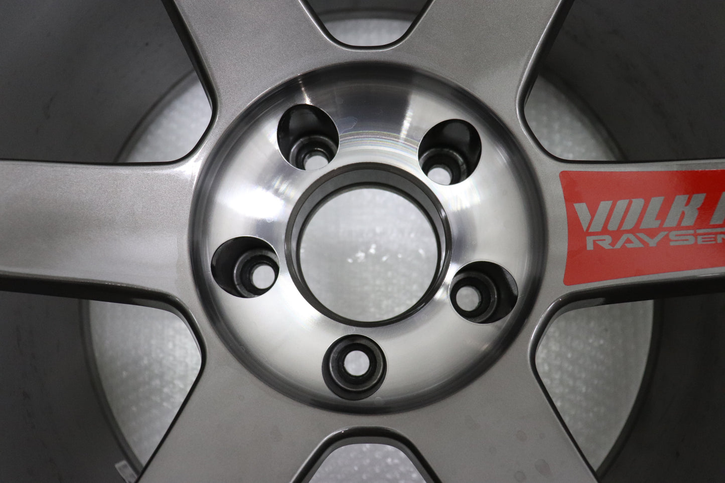USED RAYS VR TE37SL 18x11J+18 5H/PCD114.3 4pcs Set