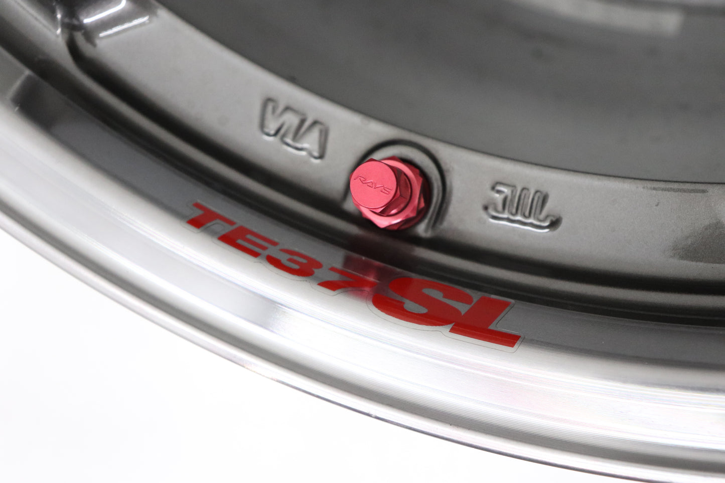 USED RAYS VR TE37SL 18x11J+18 5H/PCD114.3 4pcs Set