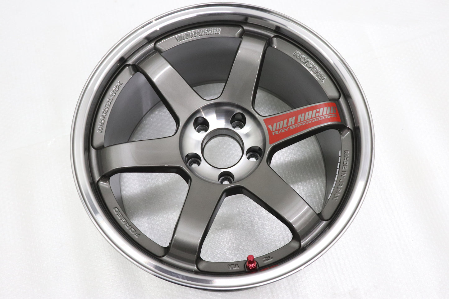 USED RAYS VR TE37SL 18x11J+18 5H/PCD114.3 4pcs Set