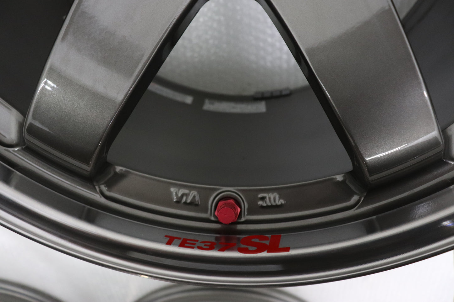 USED RAYS VR TE37SL 18x11J+18 5H/PCD114.3 4pcs Set