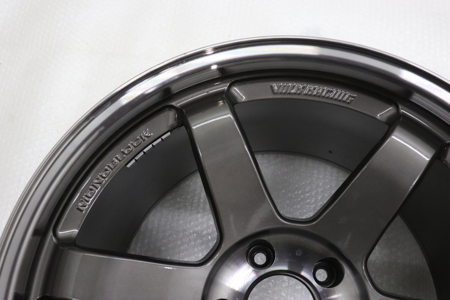 USED RAYS VR TE37SL 18x11J+18 5H/PCD114.3 4pcs Set