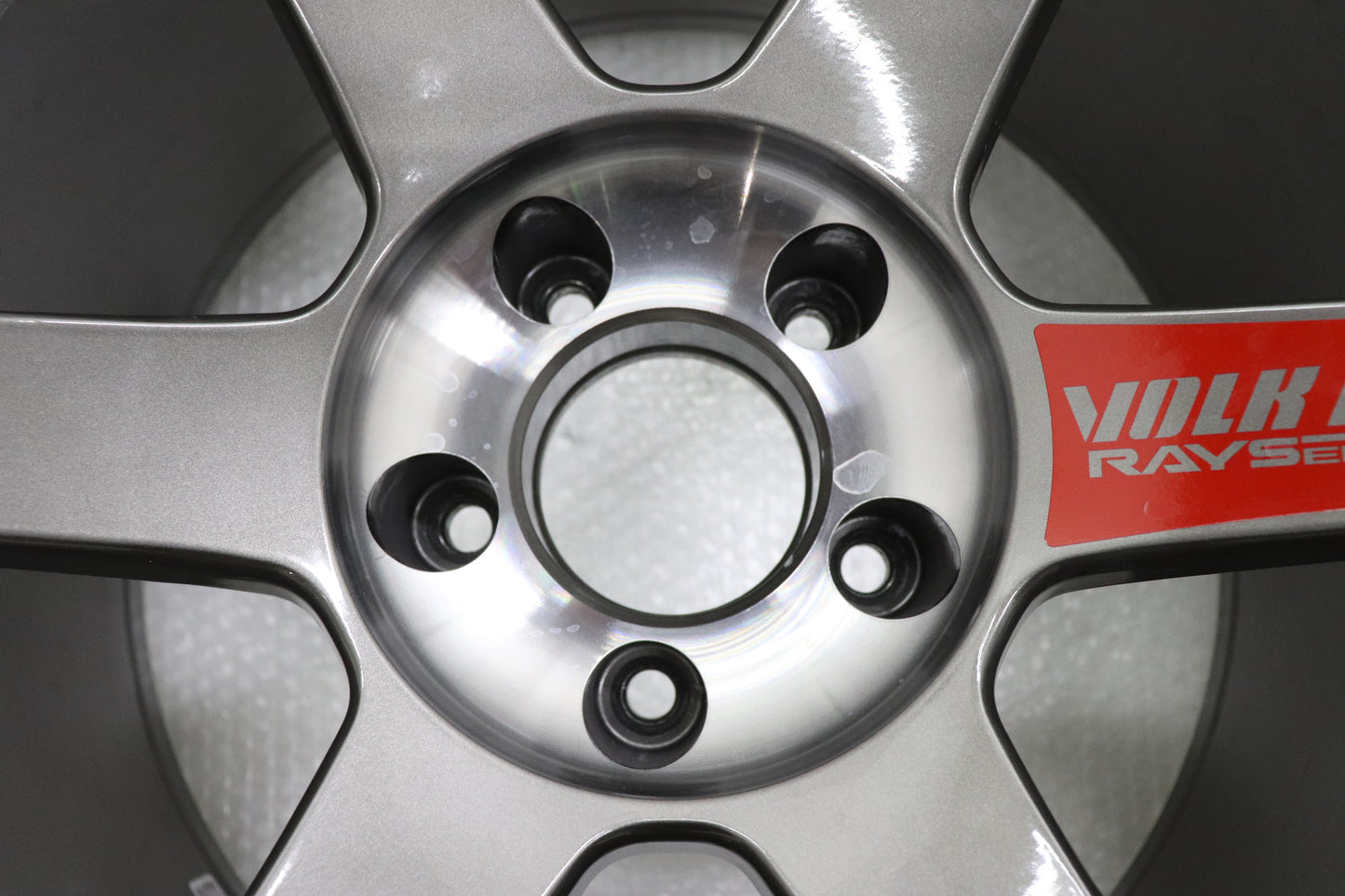 USED RAYS VR TE37SL 18x11J+18 5H/PCD114.3 4pcs Set