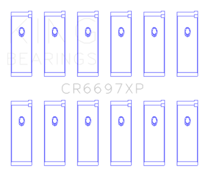 King Engine Bearings Nissan RB25/RB26 Performance Rod Bearing Set - Size STDX