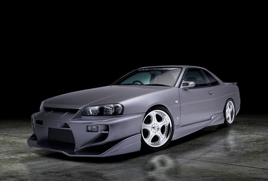 VeilSide SKYLINE GT-S ER34 C-Ⅰ MODEL 6pcs Kit (FRP body with Carbon Hood)