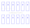 King Engine Bearings Nissan RB25/RB26 (Size .026) Coated Performance Rod Bearing Set