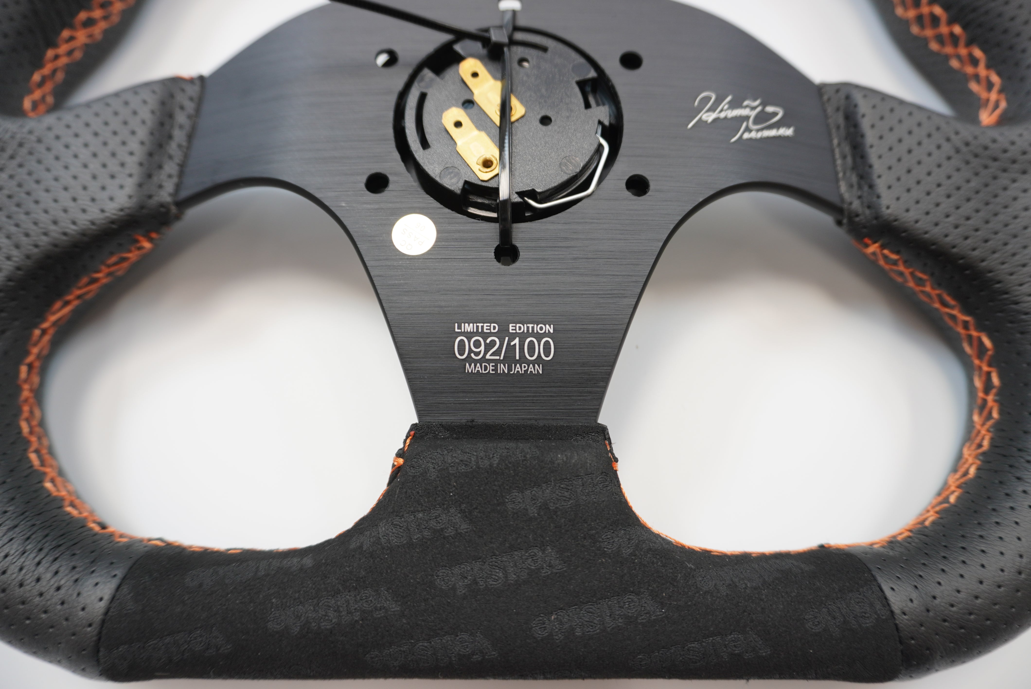 LIMITED* VeilSide 2025 Model D-Type Steering Wheel with Orange