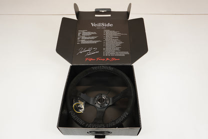 *LIMITED* VeilSide DF-GT Steering Wheel - Black x Black