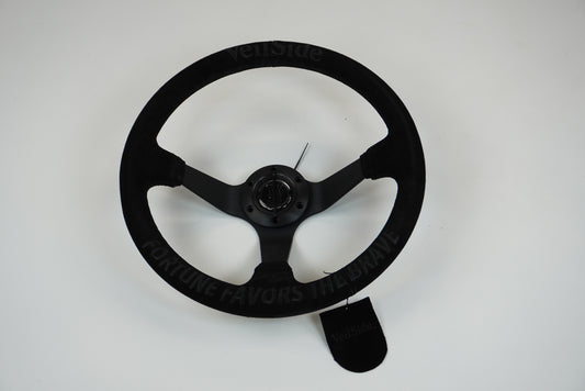 *LIMITED* VeilSide DF-GT Steering Wheel - Black x Black
