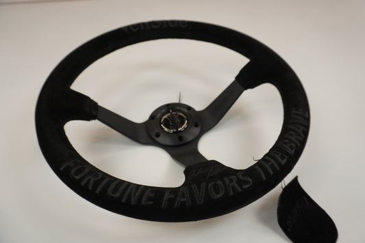 *LIMITED* VeilSide DF-GT Steering Wheel - Black x Black