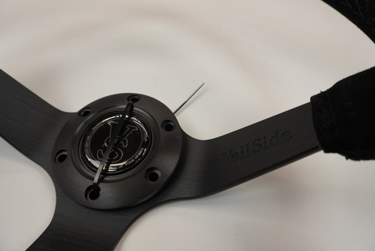 *LIMITED* VeilSide DF-GT Steering Wheel - Black x Black