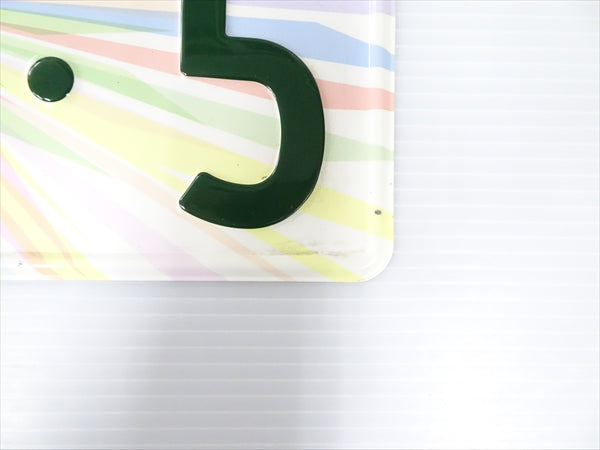【USED】 Japanese License Plate Front & Rear Set **JP**