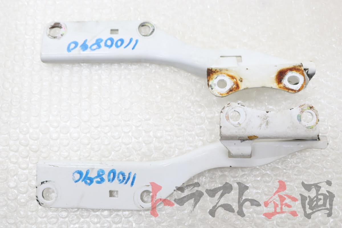 【USED】OEM Aluminum Bonnet (Hood) Hinges & Stays Set for BNR34 Skyline 25GT Turbo ER34 Early Model 2-Door