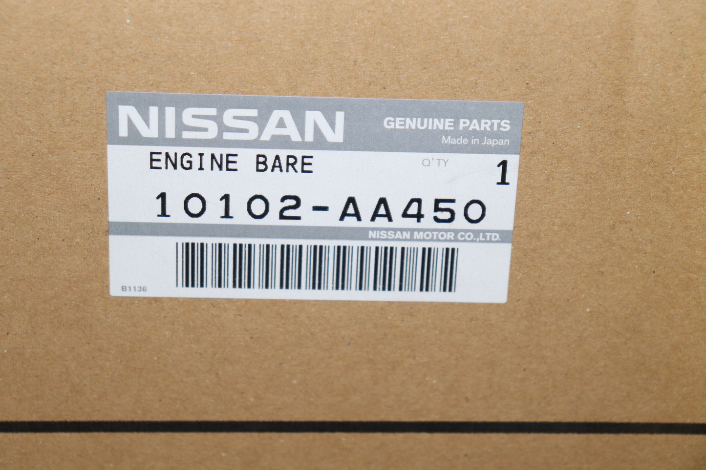 Nissan N1 24U Block Bare Engine RB26DETT - BNR34