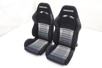 Used BRIDE DIGO Semi Bucket Seat Gradation Logo LHS & RHS