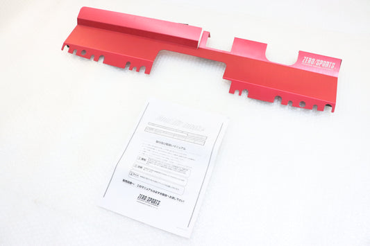 Used ZERO SPORTS "COOL AIR INTAKE" (RADIATOR COOLING PANEL) RED - WRX STI VAB WRX S4 VAG VMG VM4