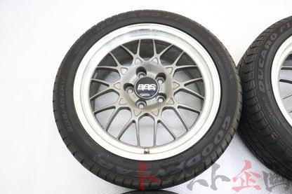 【USED】OEM BBS Wheels 17x8.0 50 PCD114.3 / 17x8.5 50 PCD114.3 Mazda RX-7 Type RZ FD3S