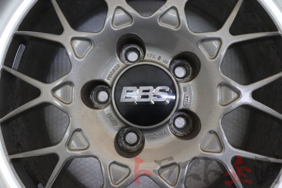 【USED】OEM BBS Wheels 17x8.0 50 PCD114.3 / 17x8.5 50 PCD114.3 Mazda RX-7 Type RZ FD3S