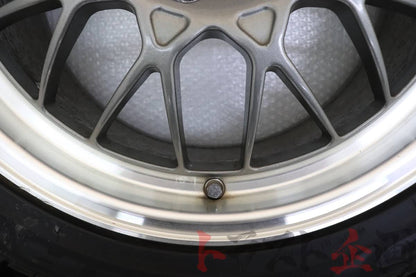 【USED】OEM BBS Wheels 17x8.0 50 PCD114.3 / 17x8.5 50 PCD114.3 Mazda RX-7 Type RZ FD3S