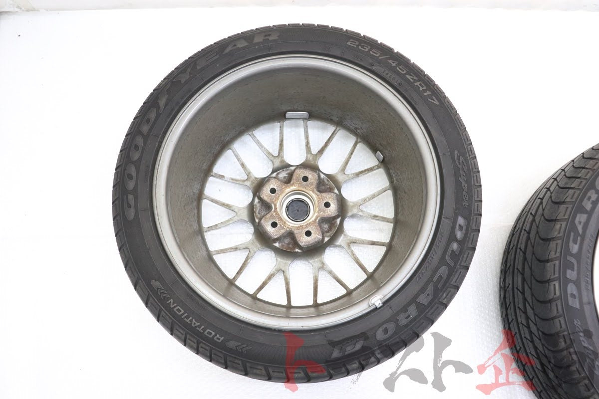 【USED】OEM BBS Wheels 17x8.0 50 PCD114.3 / 17x8.5 50 PCD114.3 Mazda RX-7 Type RZ FD3S