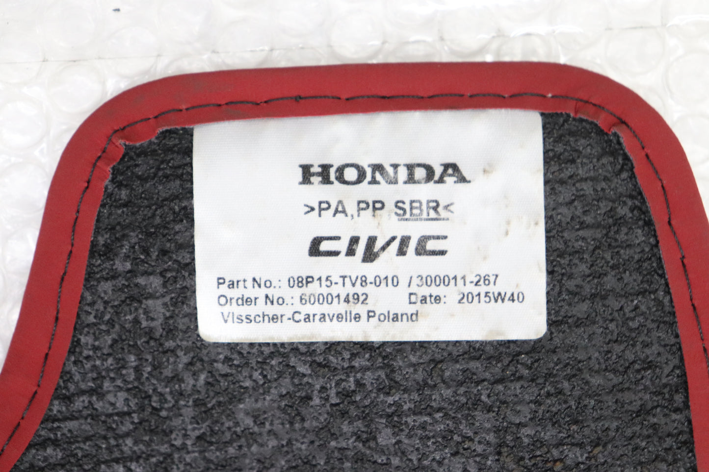 Used HONDA Floor Mat Civic Type-R FK2