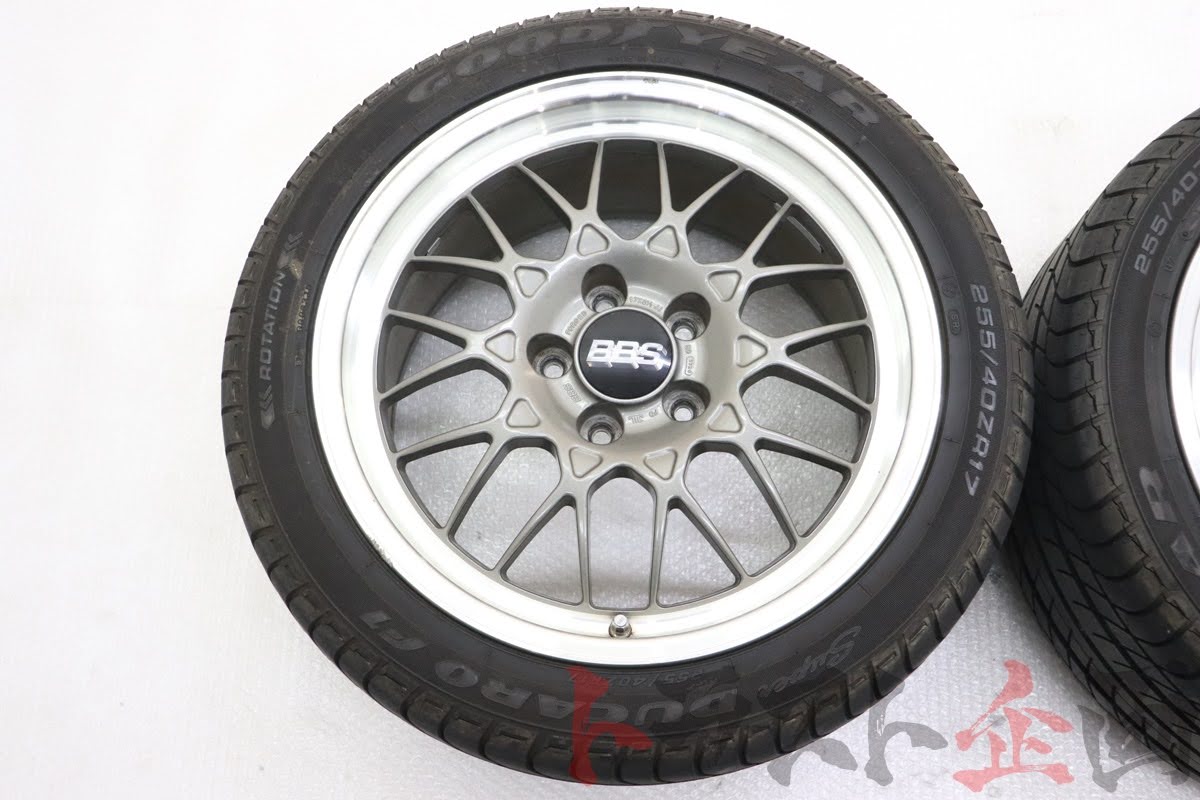 【USED】OEM BBS Wheels 17x8.0 50 PCD114.3 / 17x8.5 50 PCD114.3 Mazda RX-7 Type RZ FD3S