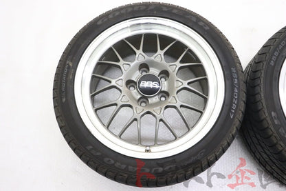 【USED】OEM BBS Wheels 17x8.0 50 PCD114.3 / 17x8.5 50 PCD114.3 Mazda RX-7 Type RZ FD3S