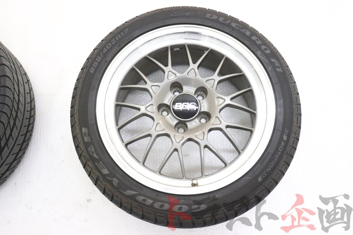 【USED】OEM BBS Wheels 17x8.0 50 PCD114.3 / 17x8.5 50 PCD114.3 Mazda RX-7 Type RZ FD3S